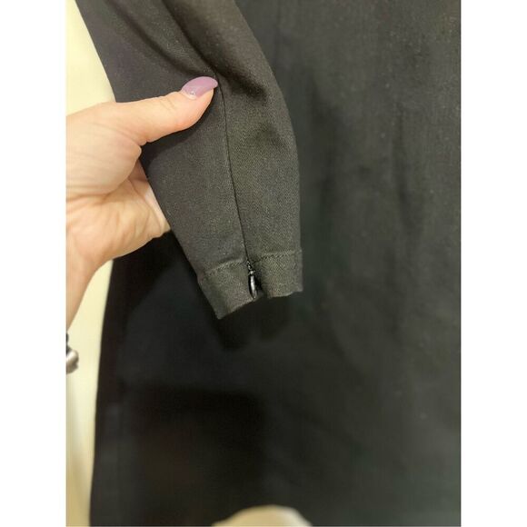 Revolve SER.O.YA Dress Womens Small Black Blondie Denim Mini Long Sleeve NWT - Picture 14 of 14